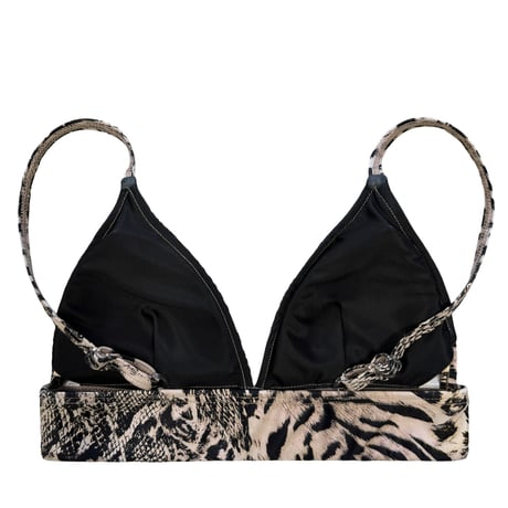 mix animal triangle bikini tops