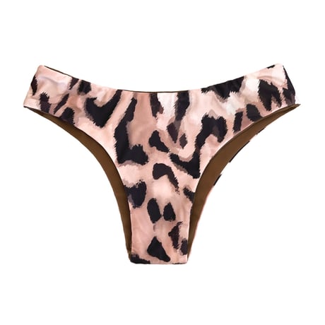 leopard slim pants