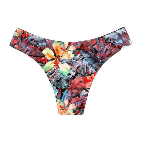 colorful botanical  slim pants