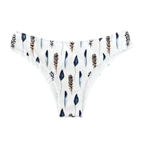 feather slim pants