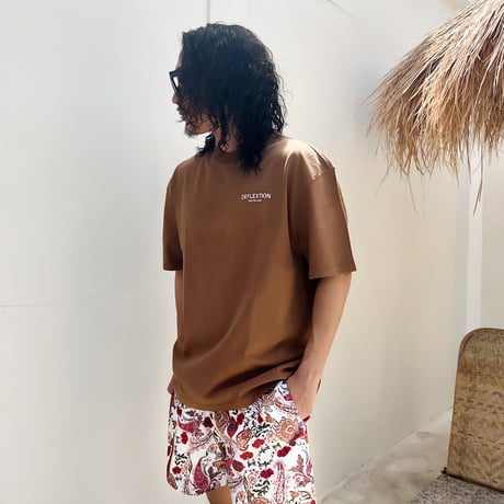 red paisley board shorts