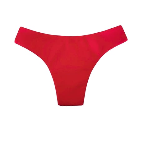 red slim pants