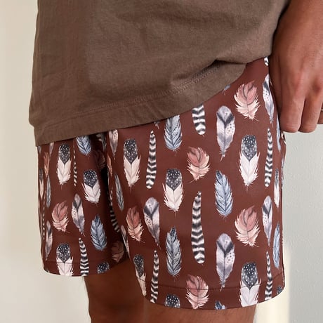 feather board shorts