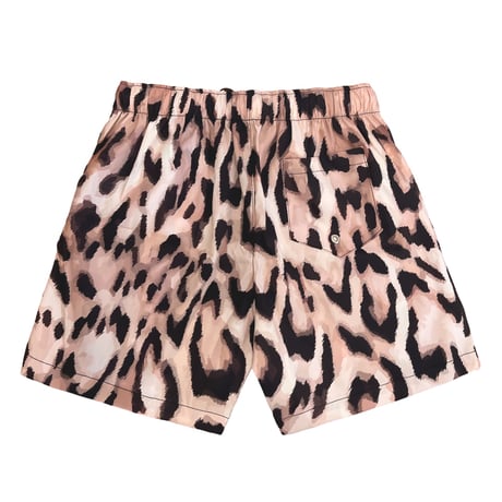 leopard board shorts