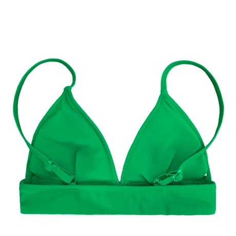 green triangle bikini tops