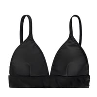 Black triangle bikini tops