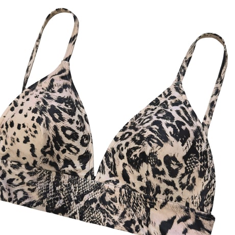 mix animal triangle bikini tops