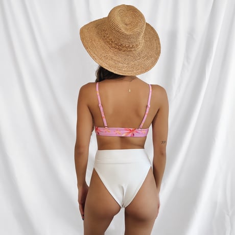 flower triangle bikini tops