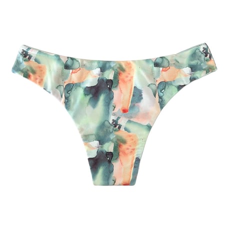 tie-dye slim pants