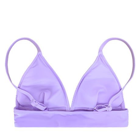 purple triangle bikini tops