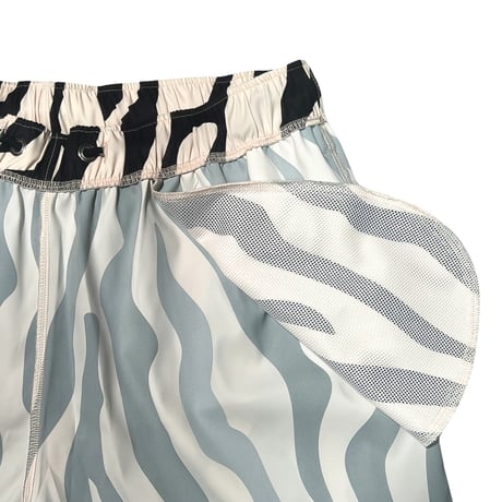 zebra board shorts