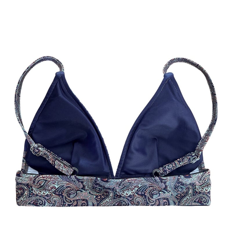 paisley triangle bikini tops | casia