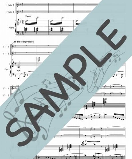 CATEGORY ♬ピアノ＆フルート2本 | ダウンロード楽譜のR Music（アール 