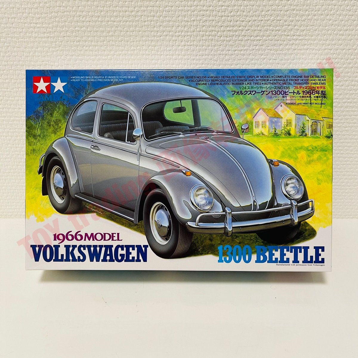 タミヤ模型 フォルクスワーゲン 1966モデル 1300 ビートル 1/24 VolksWagen 1966Model 1300 Beetle  スポーツカーシリーズ No.136 プラモデル