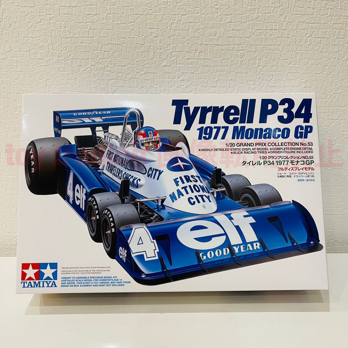 タミヤ模型 タイレル P34 1977 Monaco GP 1/20 tyrrell 6whe タミヤ模型 タイレル P34 1977 Monaco GP 1/20 tyrrell 6whe