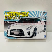 アオシマ模型 ニッサン GTR R35 LBワークス タイプ1.5 1/24 NISSAN GT-R R35 LB WORKS type1.5 リバティーウォークシリーズ No.11 プラモデル