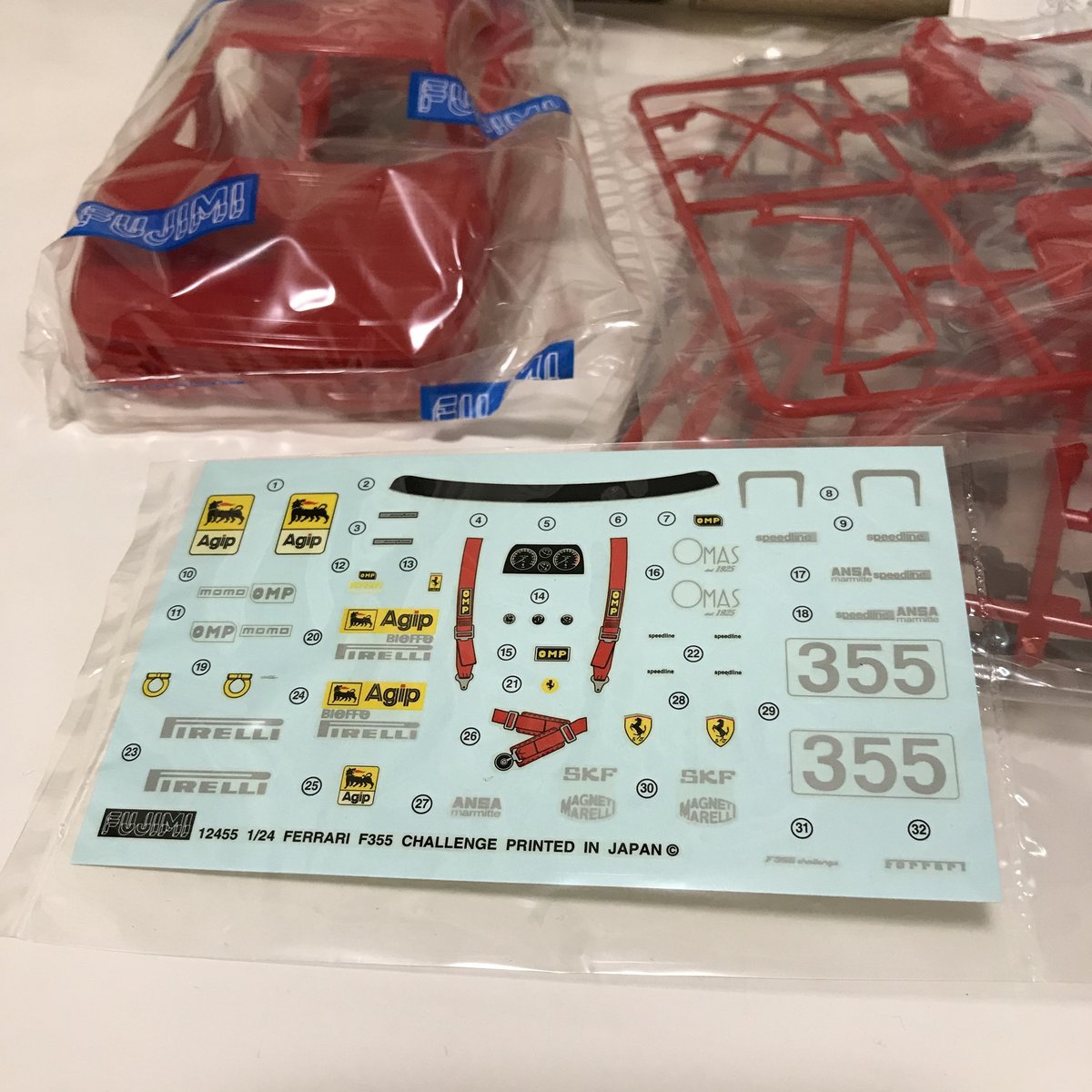 1/24 フジミ フェラーリ F355 チャレンジ フジミ模型 フェラーリ F355 チャレンジ 1/24 Ferrari F355