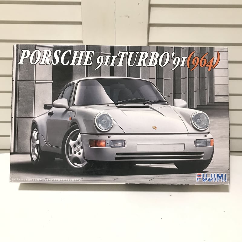 製作途中品]フジミ模型 ポルシェ 911 964型 ターボ 1/24 PORSCHE 96