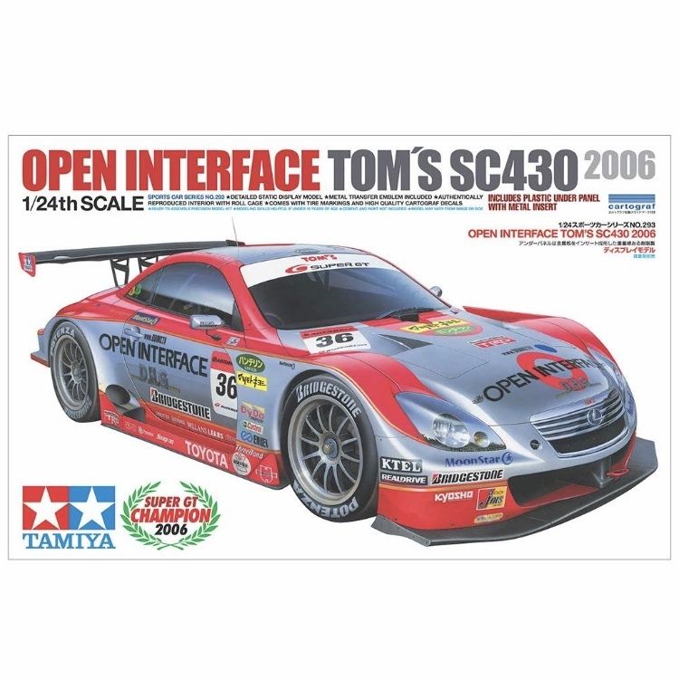 タミヤ模型 レクサス SC430 オープンインターフェイス トムス 1/24