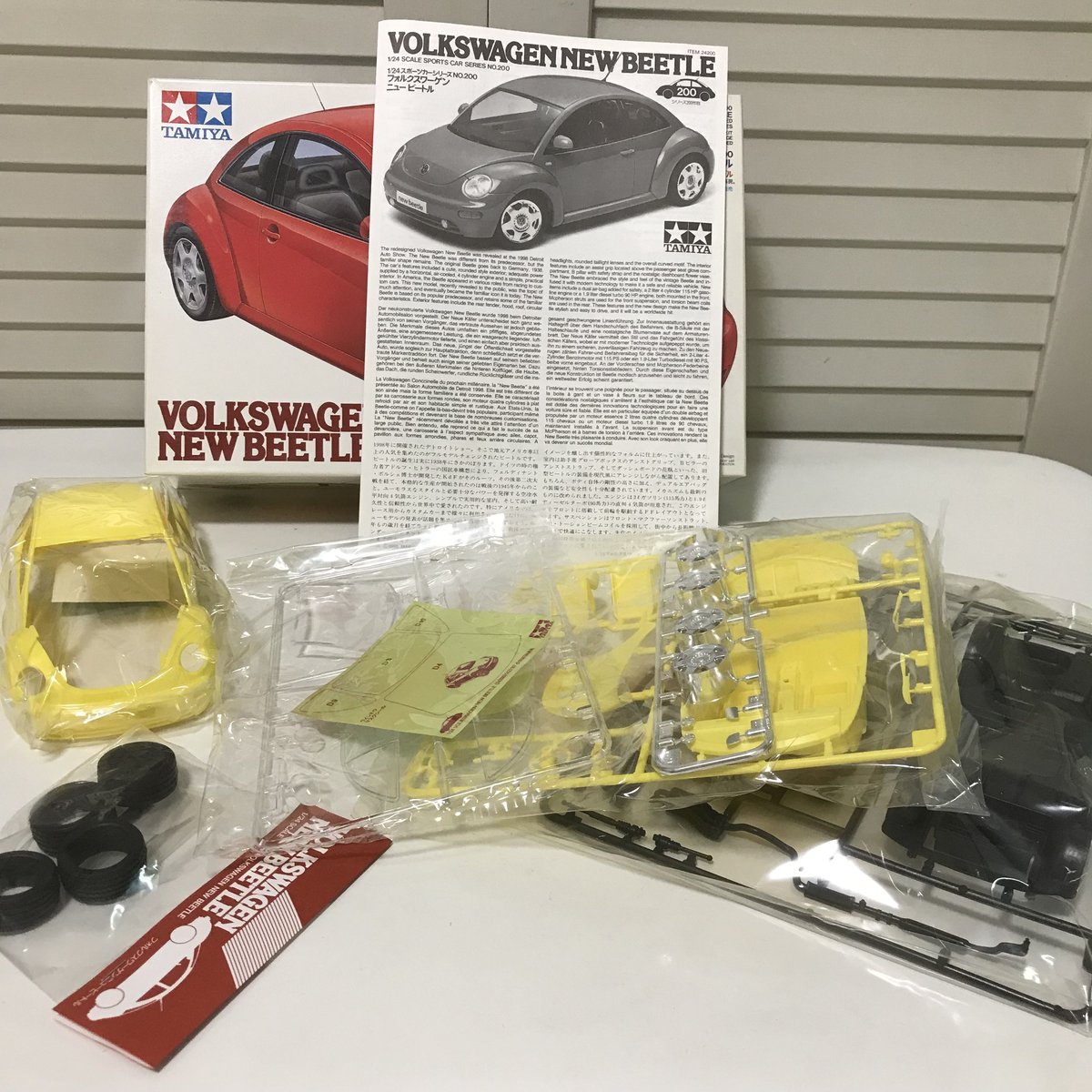 タミヤ模型 フォルクスワーゲン ニュー ビートル 1/24 VolksWagen NEW BEETLE スポーツカーシリーズ No.200 プラモデル