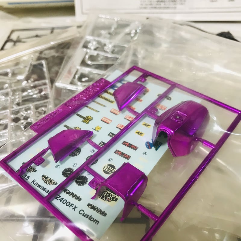 ユニオン模型 カワサキ Z400FX カスタム 1/15 KAWASAKI Z400FX cu