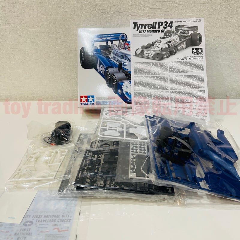 タミヤ模型 タイレル P34 1977 Monaco GP 1/20 tyrrell 6whe タミヤ模型 タイレル P34 1977 Monaco GP 1/20 tyrrell 6whe