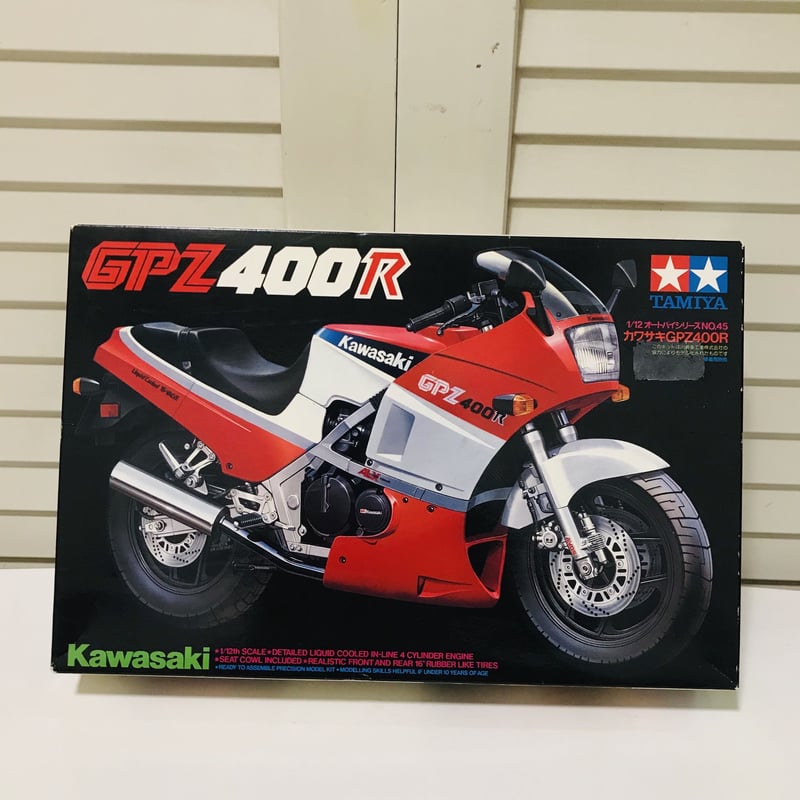 タミヤ模型 カワサキ GPZ400R 1/12 KAWASAKI GPZ400R オートバイシ...