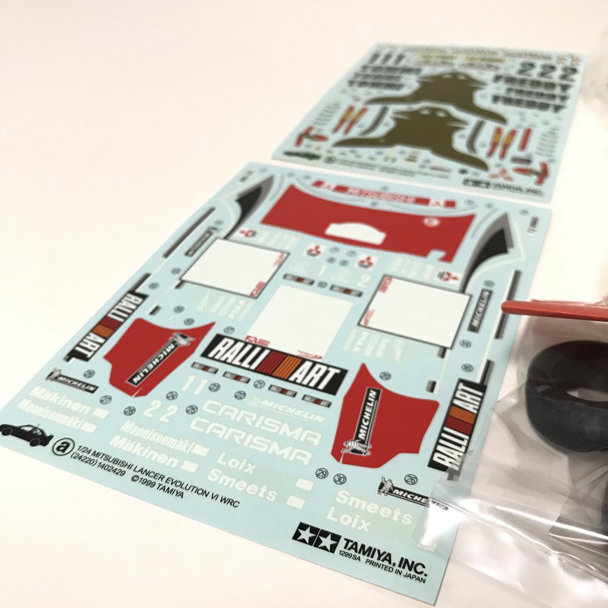 タミヤ模型 ミツビシ ランサー エボリューションⅥ WRC 1/24
