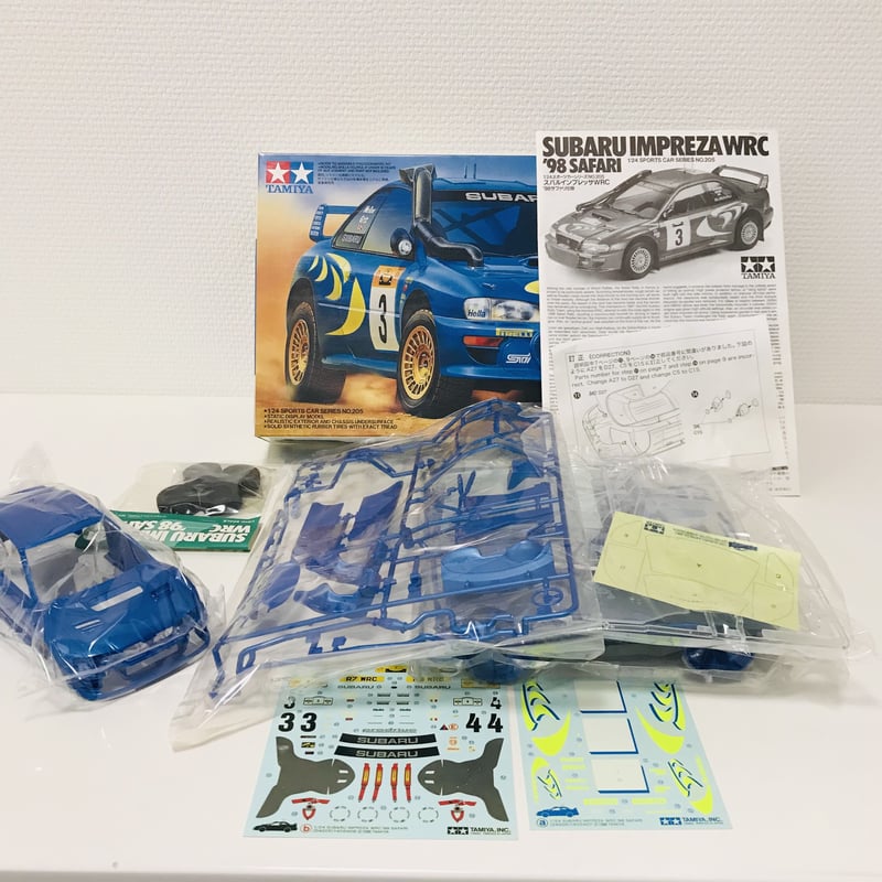 タミヤ模型 スバル インプレッサ WRC 1998 サファリ 1/24 SUBARU