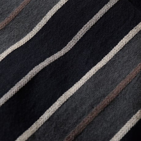 Stripe Rib Pants(Black)