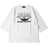 Born Slippy Half Sleeve T(White)