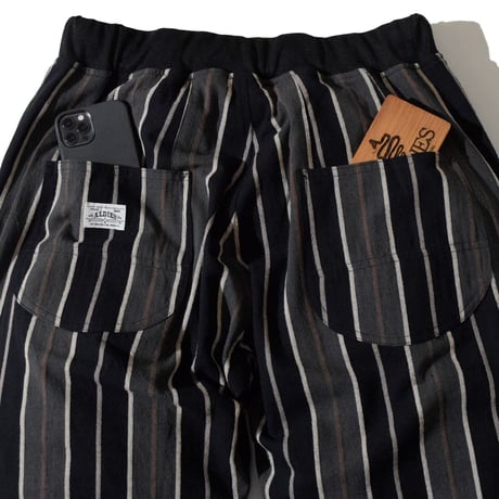 Stripe Rib Pants(Black)