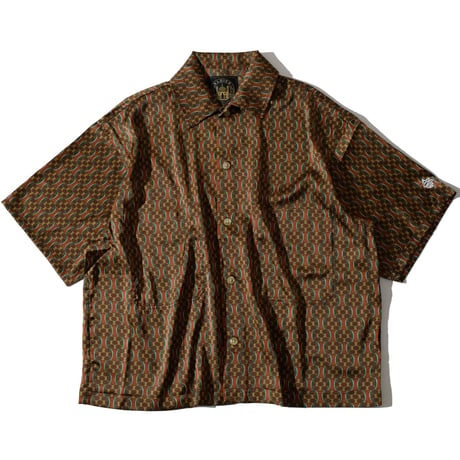 Round Dot Shirts(Brown)