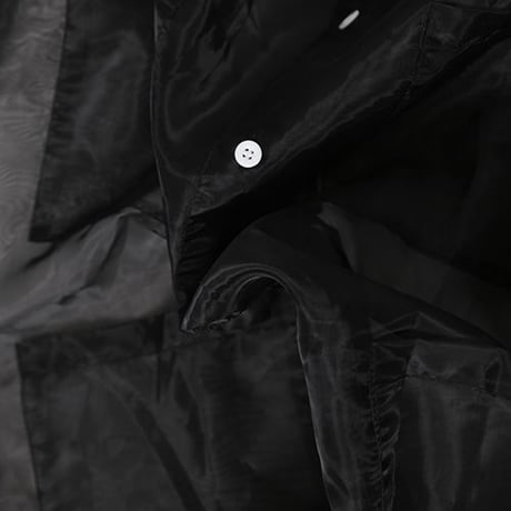DrugHoney【ユニセックス】配色ボタンオーガンジーシャツ
