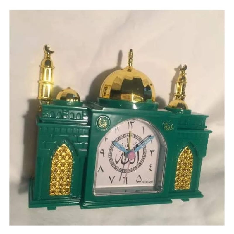 当店オリジナル】 AZAN CLOCK モスク型アザーン目覚まし時計（メッカ