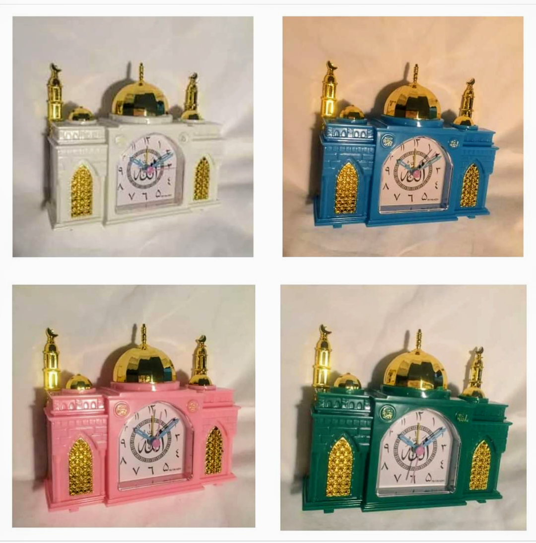 当店オリジナル】 AZAN CLOCK モスク型アザーン目覚まし時計（メッカ