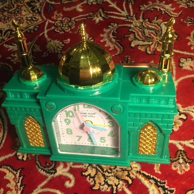 爆音アザーン目覚まし時計 グリーン | 〈アザーン時計〉 AZAN