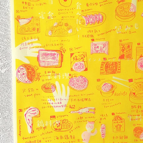 RISO Food Poster (Asian Foods)　アジアの食べ物ポスター