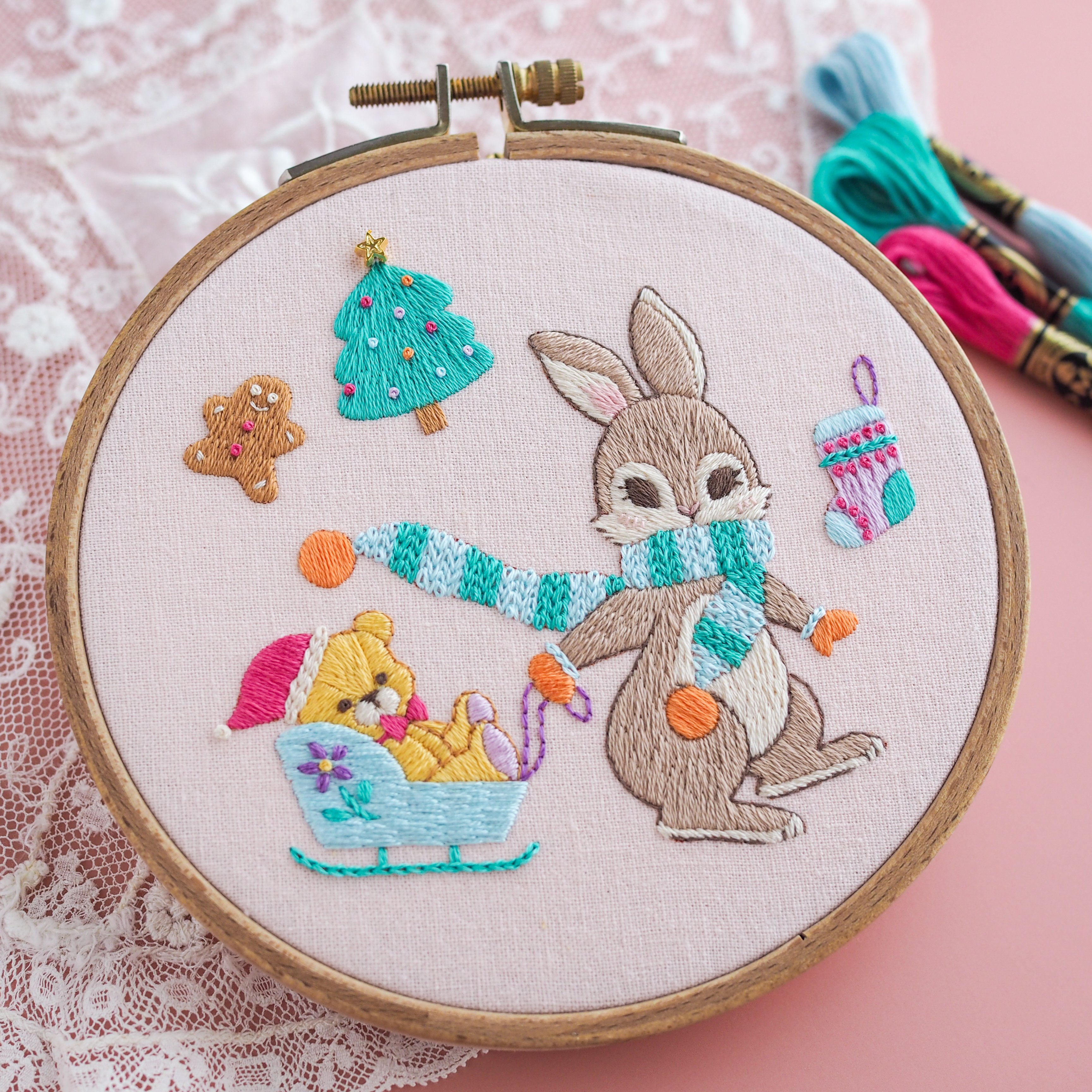 お値下げビッグサイズ刺繍画です original