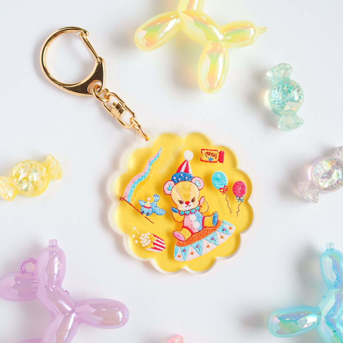 パリっ子たちのアクリルキーホルダー | spica-pika