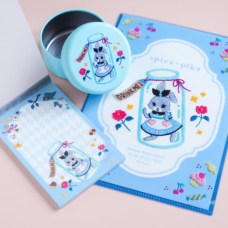 メモ帳「小瓶の中のうさぎのアリス」 | spica-pika