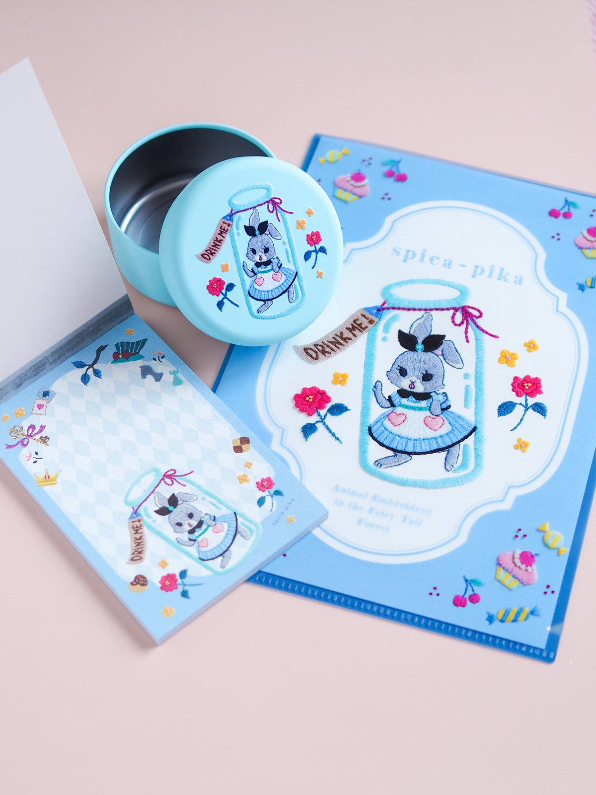 メモ帳「小瓶の中のうさぎのアリス」 | spica-pika