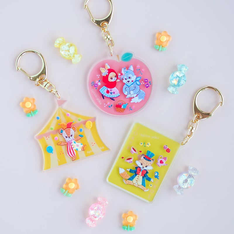 キーホルダー・アクリルキーホルダー CAPSUIE アクリルキーホルダーカプセルトイ (全10種のうちランダム1種