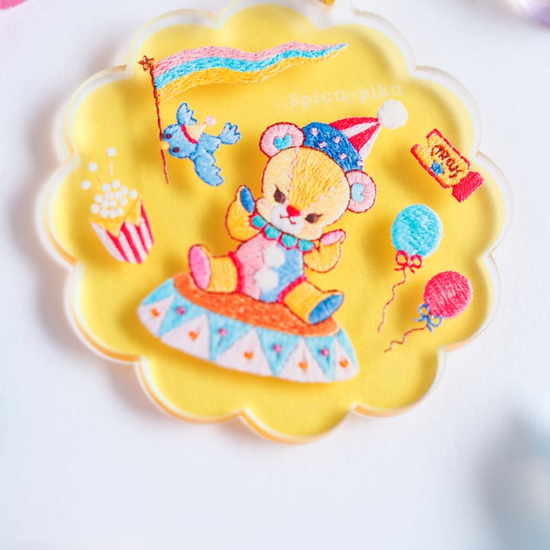 パリっ子たちのアクリルキーホルダー | spica-pika