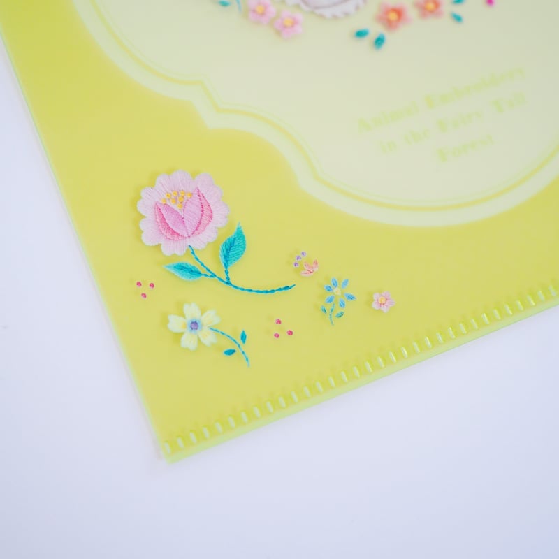 A5クリアファイル「白と黒の仲良しうさぎ」 | spica-pika