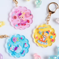 パリっ子たちのアクリルキーホルダー