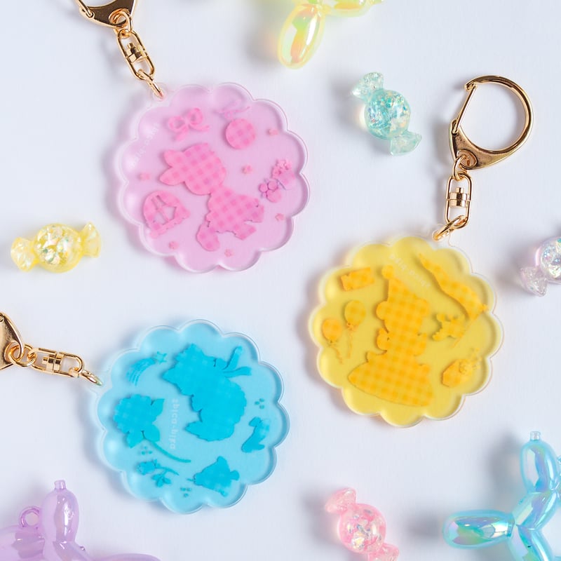 パリっ子たちのアクリルキーホルダー | spica-pika