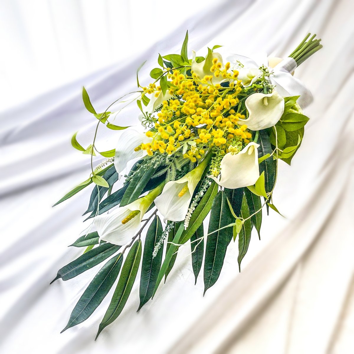 YOUKAEN ウェディングブーケ ミモザ YOUKAEN ウェディングブーケ ミモザ YOUKAEN ウェディングブーケ