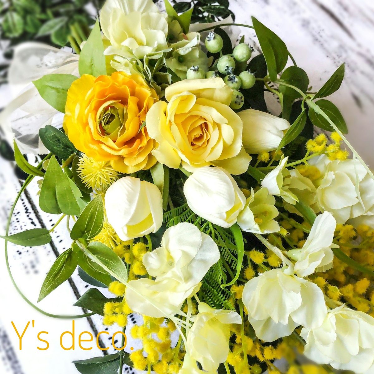 ミモザのナチュラルスワッグno.487 