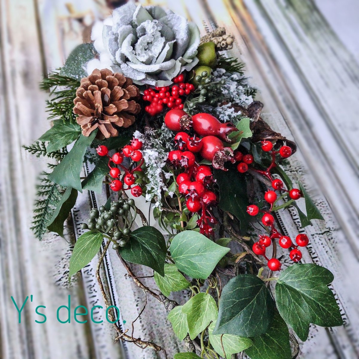 ✴︎yu-kiさま専用✴︎クリスマススワッグクリスマスリース